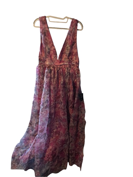 Lulus Dresses & Skirts - Lulu's Pink Floral Maxi Dress